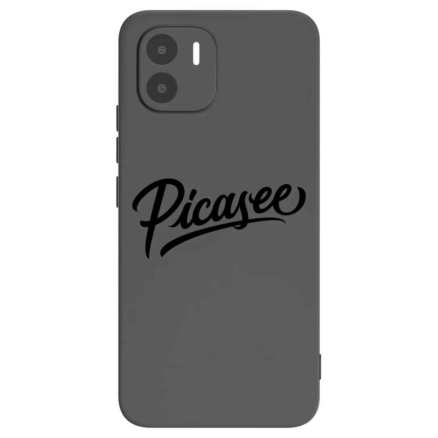 Picasee Μαύρη θήκη σιλικόνης για Xiaomi Redmi A2 - Picasee - old logo - black