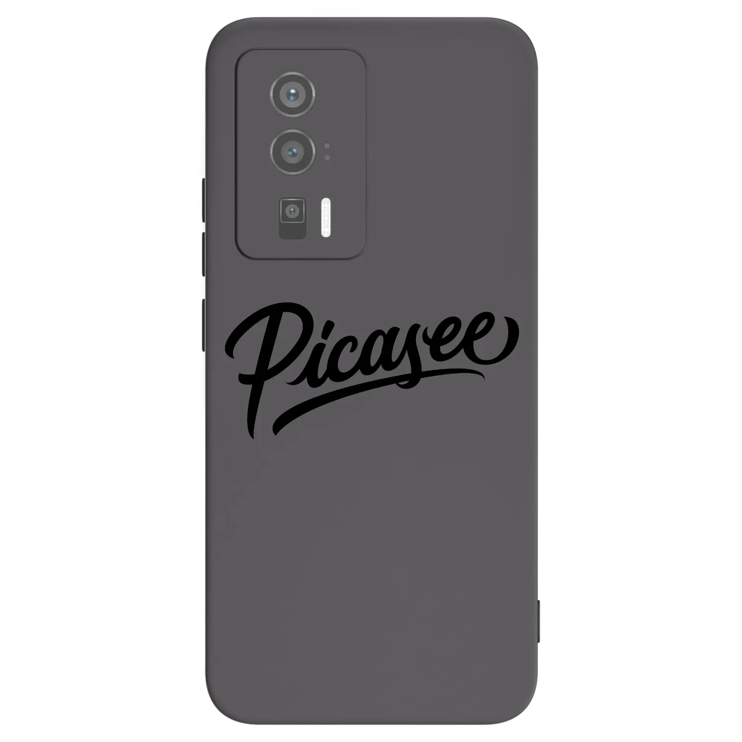 Picasee Μαύρη θήκη σιλικόνης για Xiaomi Poco F5 Pro 5G - Picasee - old logo - black