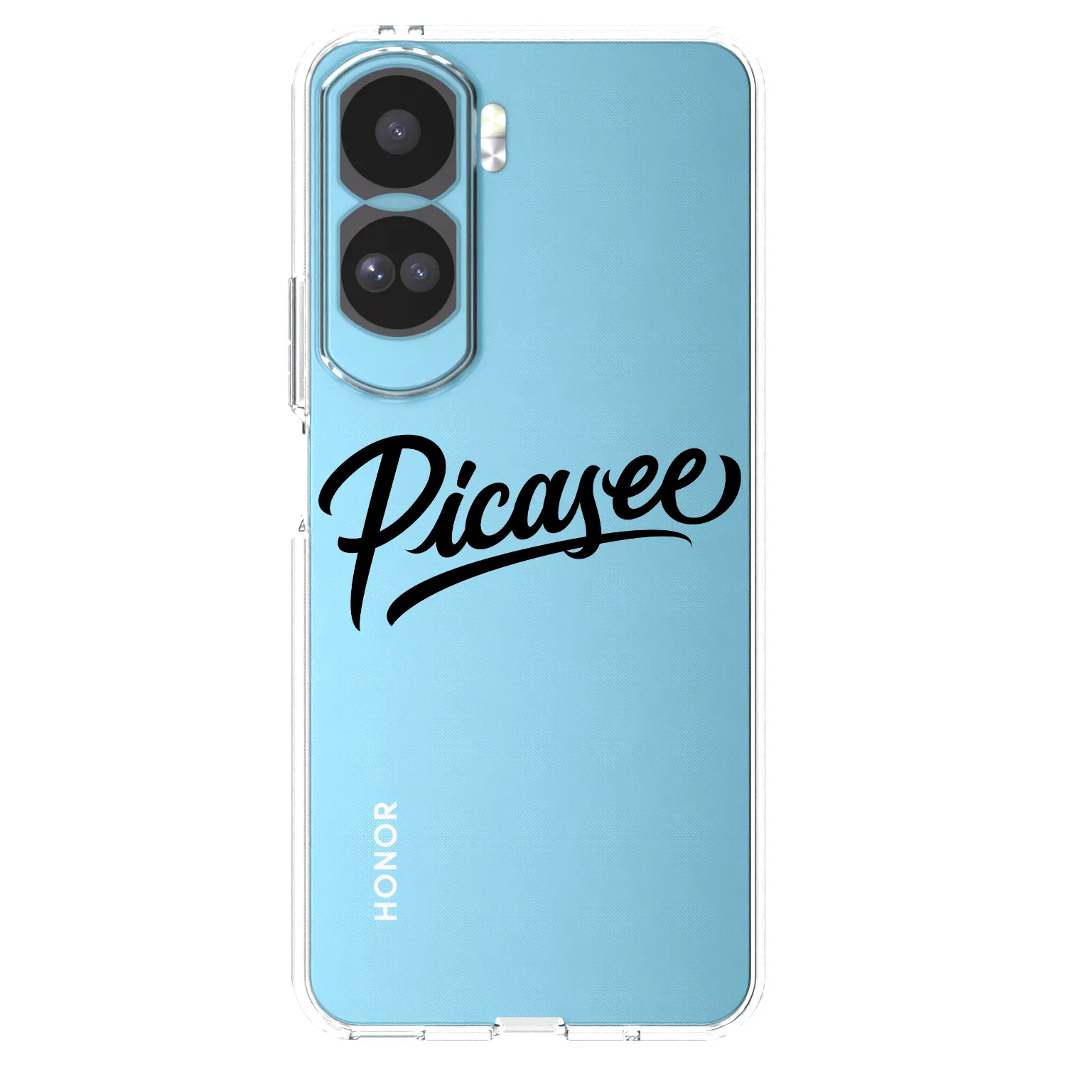 Picasee διαφανής θήκη σιλικόνης Honor 90 Lite 5G - Picasee - old logo - black
