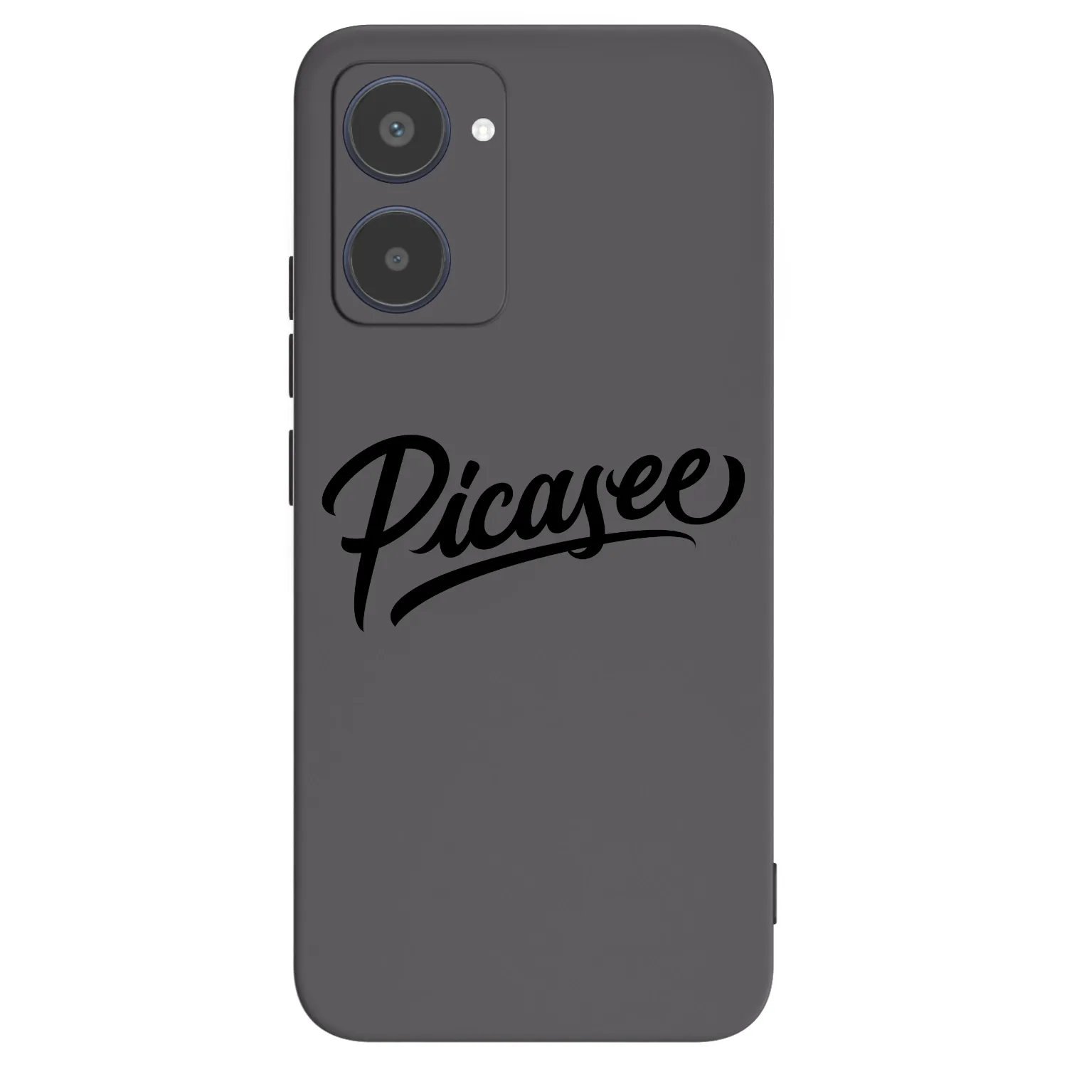 Picasee Μαύρη θήκη σιλικόνης για Realme 10 4G - Picasee - old logo - black