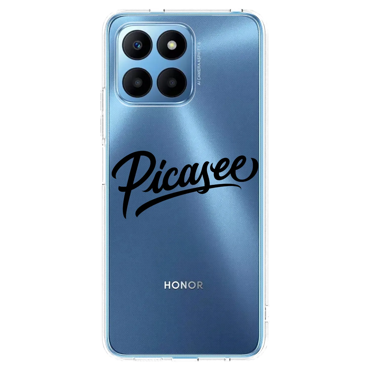 Picasee διαφανής θήκη σιλικόνης Honor 70 Lite - Picasee - old logo - black