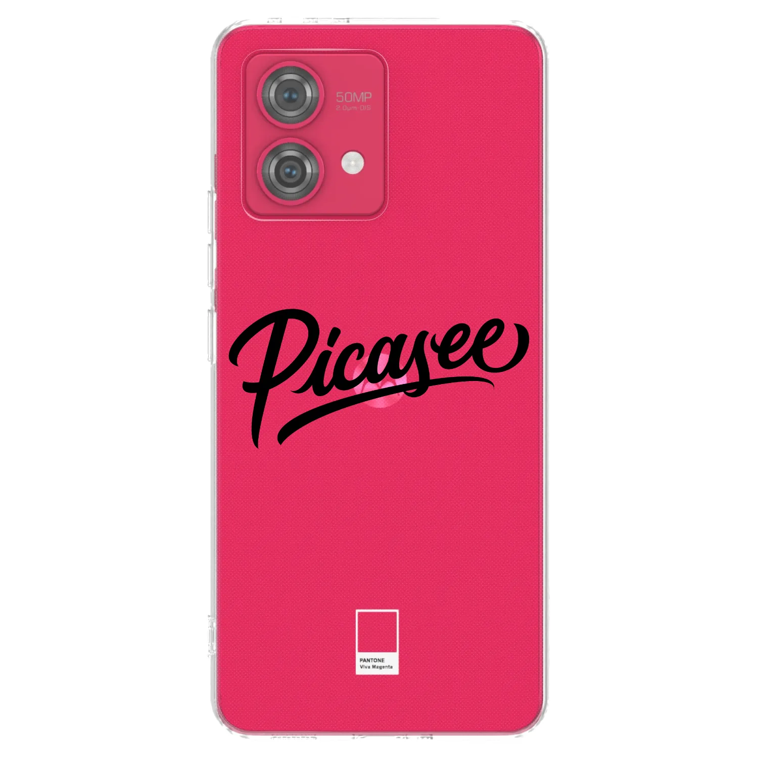 Picasee διαφανής θήκη σιλικόνης Motorola Moto G84 5G - Picasee - old logo - black