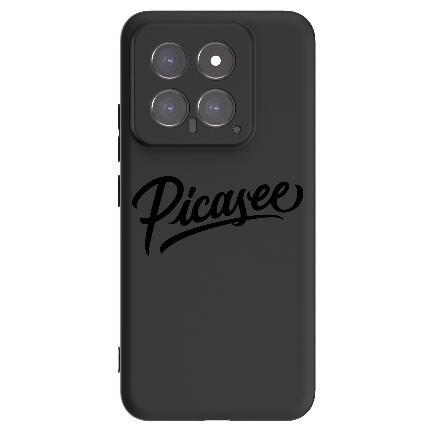 Picasee Μαύρη θήκη σιλικόνης για Xiaomi 14 - Picasee - old logo - black