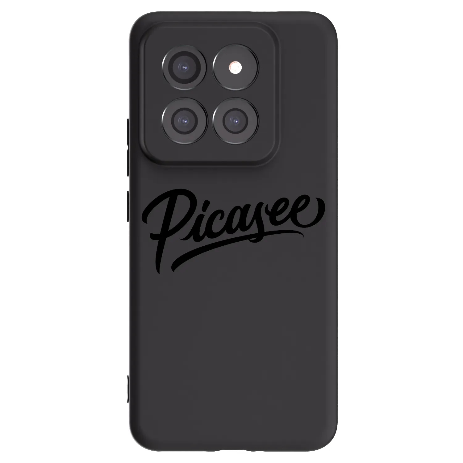 Picasee Μαύρη θήκη σιλικόνης για Xiaomi 14 Pro - Picasee - old logo - black