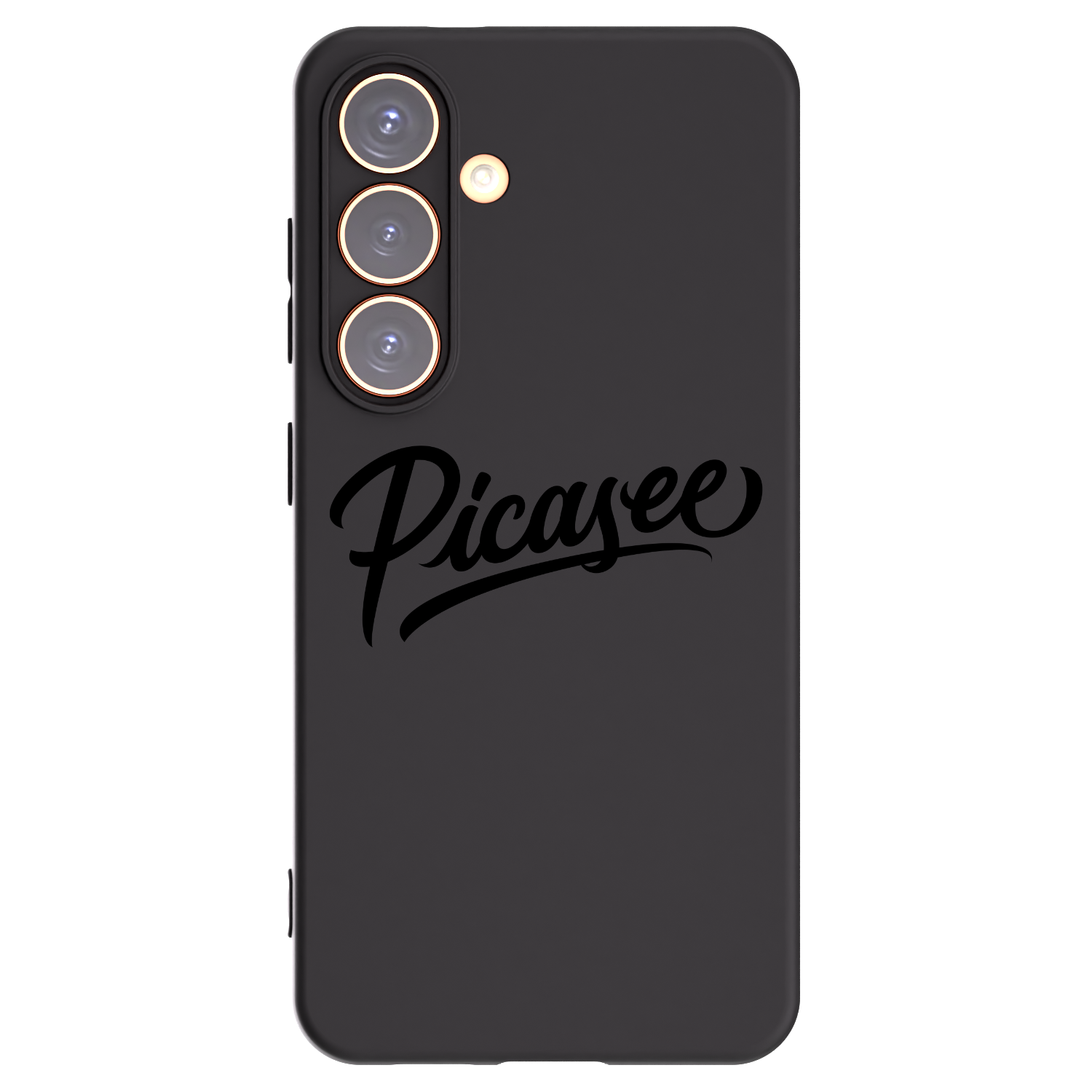 Picasee Μαύρη θήκη σιλικόνης για Samsung Galaxy S24 S921B 5G - Picasee - old logo - black