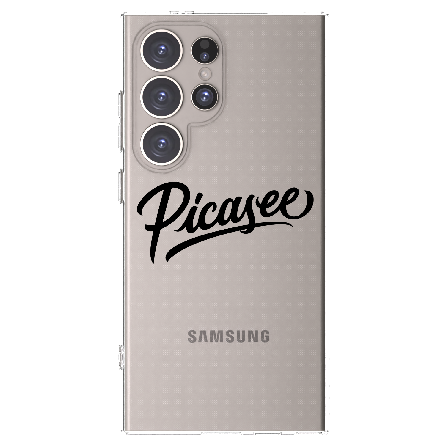 Picasee διαφανής θήκη σιλικόνης Samsung Galaxy S24 Ultra S928B 5G - Picasee - old logo - black