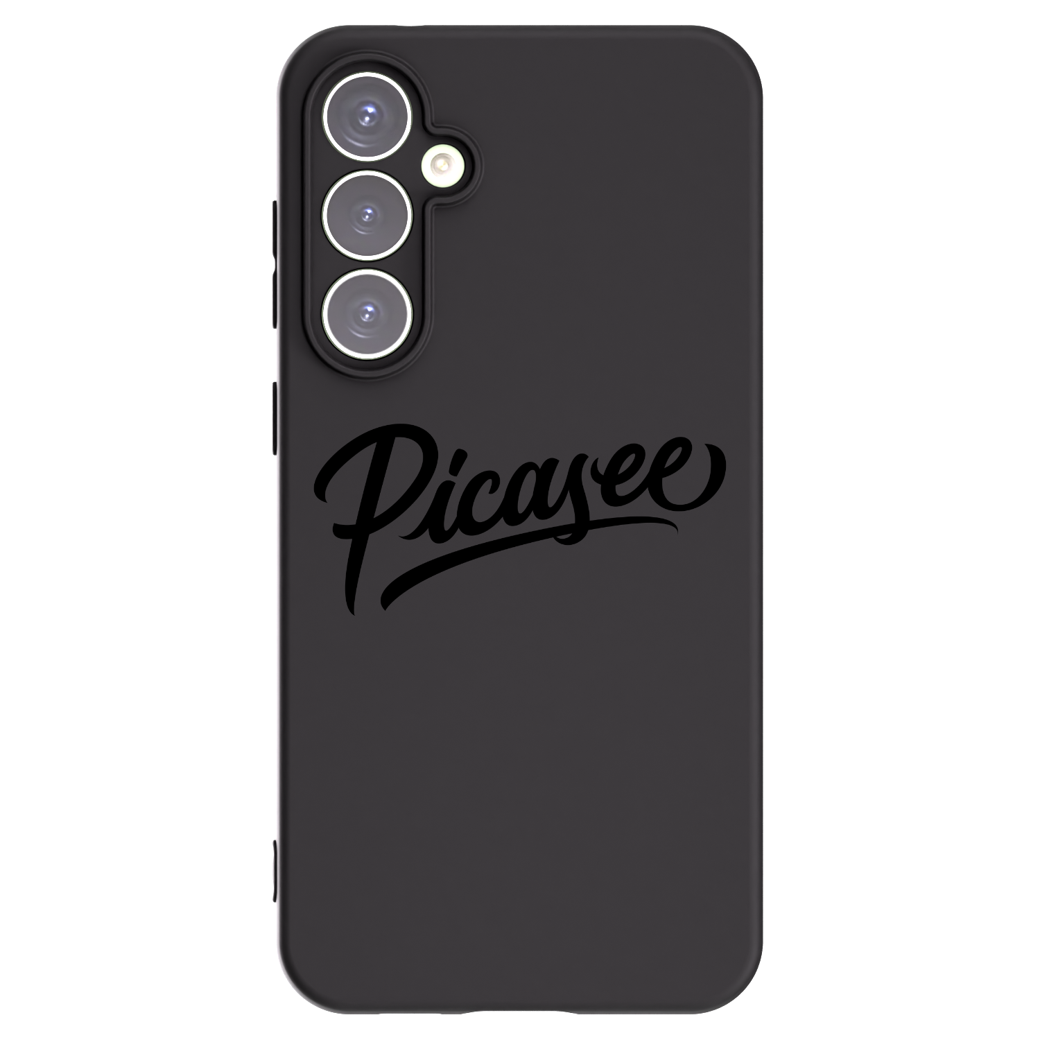 Picasee Μαύρη θήκη σιλικόνης για Samsung Galaxy S23 FE S711B - Picasee - old logo - black