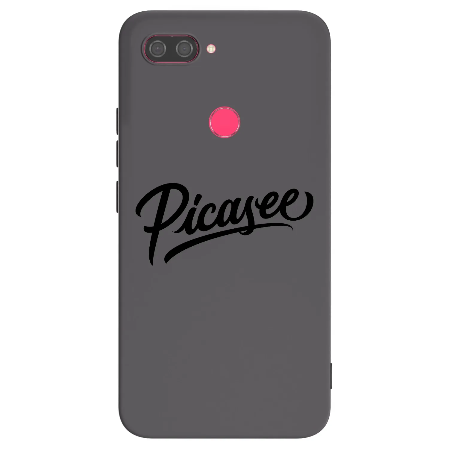 Picasee Μαύρη θήκη σιλικόνης για Xiaomi Mi 8 Lite - Picasee - old logo - black