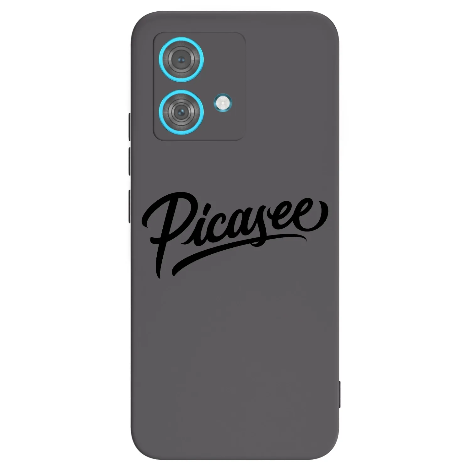 Picasee Μαύρη θήκη σιλικόνης για Motorola Edge 40 Neo - Picasee - old logo - black