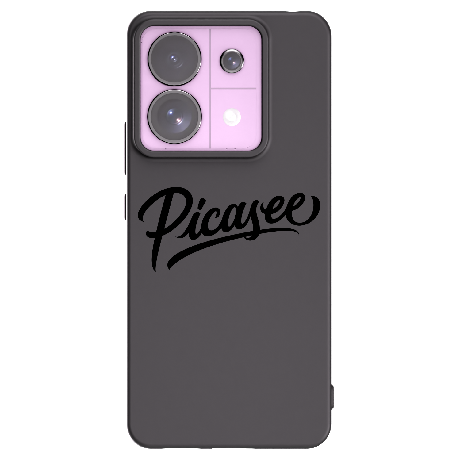 Picasee Μαύρη θήκη σιλικόνης για Xiaomi Redmi Note 13 Pro 5G - Picasee - old logo - black