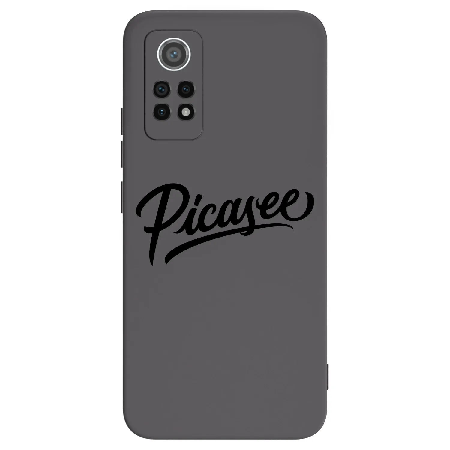 Picasee Μαύρη θήκη σιλικόνης για Xiaomi Redmi Note 12 Pro 4G - Picasee - old logo - black