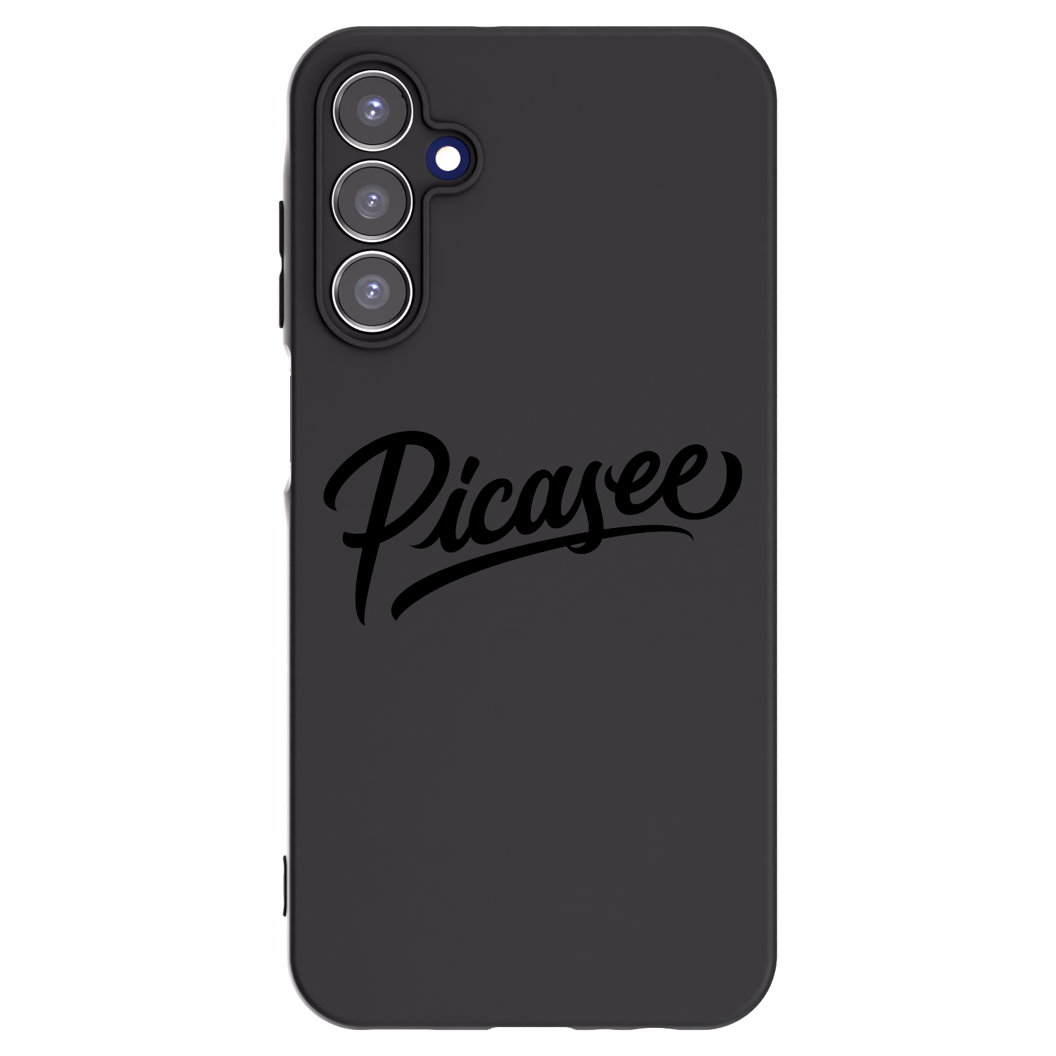 Picasee Μαύρη θήκη σιλικόνης για Samsung Galaxy A15 A155F 4G - Picasee - old logo - black