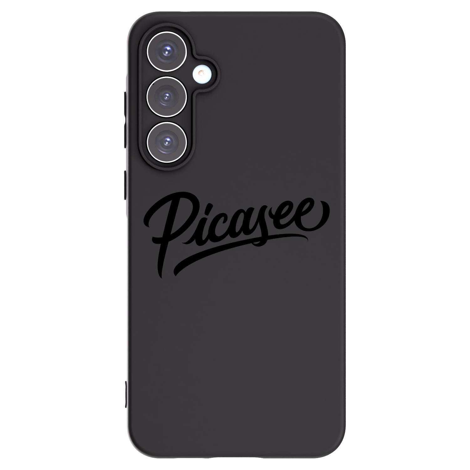 Picasee Μαύρη θήκη σιλικόνης για Samsung Galaxy A55 5G A556B - Picasee - old logo - black