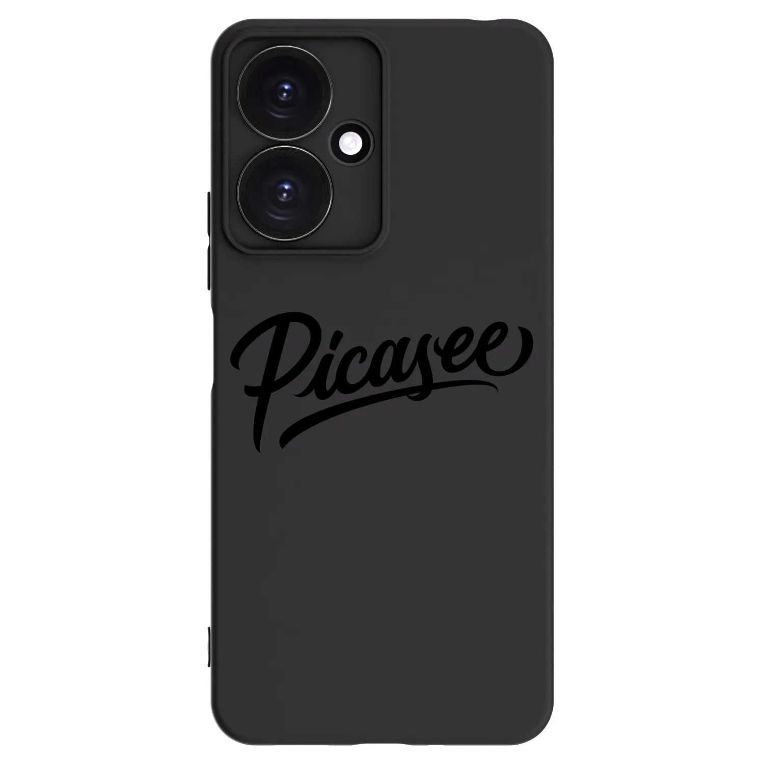Picasee Μαύρη θήκη σιλικόνης για Xiaomi Redmi 13C 5G - Picasee - old logo - black