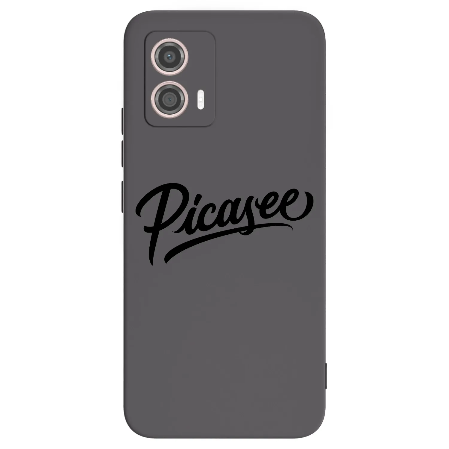 Picasee Μαύρη θήκη σιλικόνης για Motorola Moto G53 5G - Picasee - old logo - black