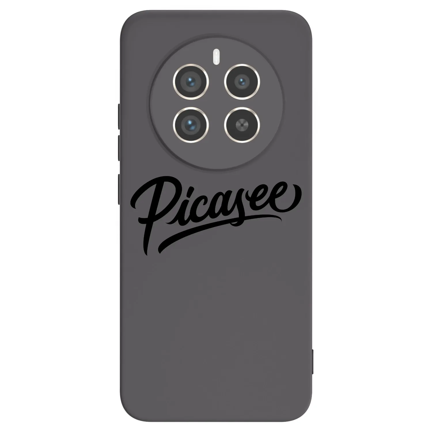 Picasee Μαύρη θήκη σιλικόνης για Realme 12 Pro 5G - Picasee - old logo - black