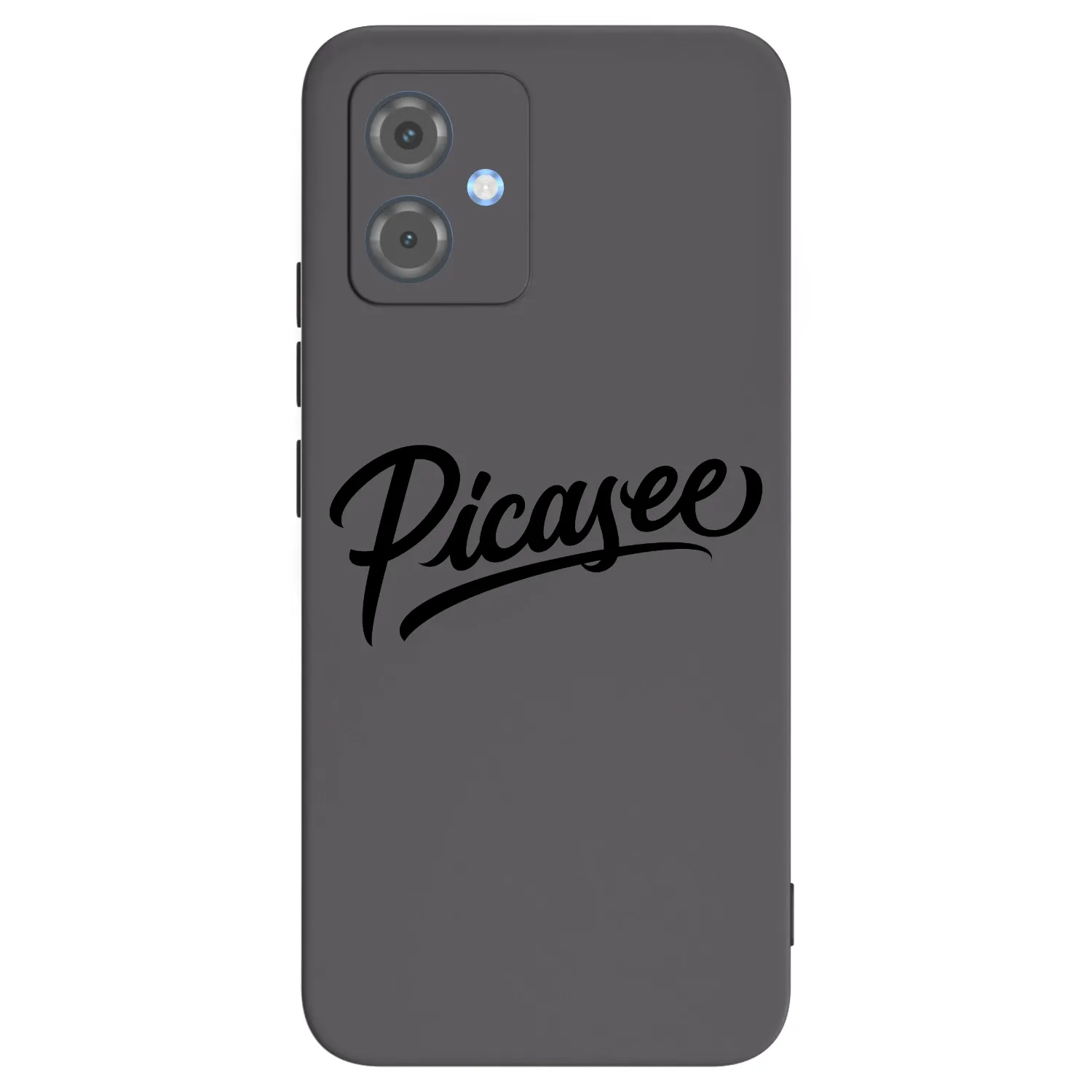 Picasee Μαύρη θήκη σιλικόνης για Motorola Moto G14 - Picasee - old logo - black