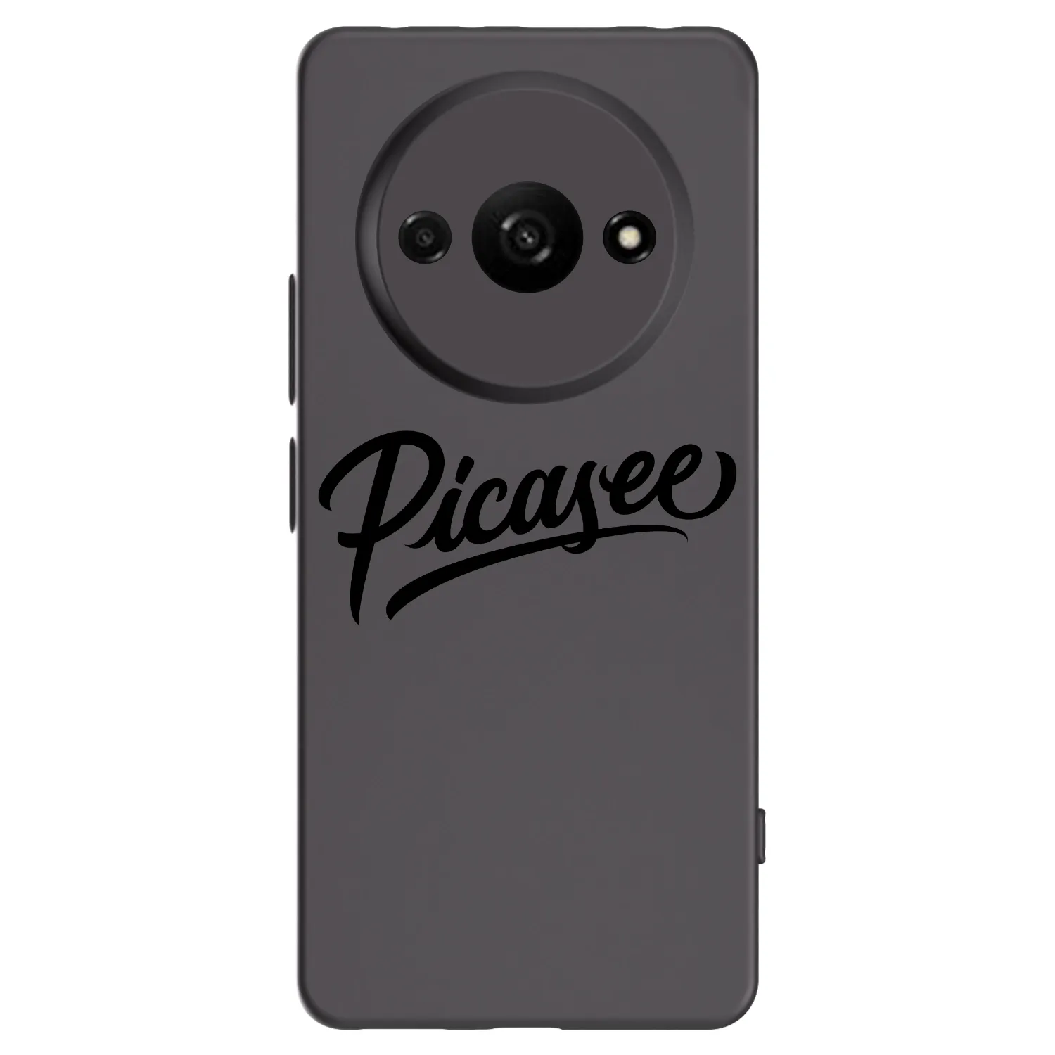 Picasee Μαύρη θήκη σιλικόνης για Xiaomi Redmi A3 - Picasee - old logo - black