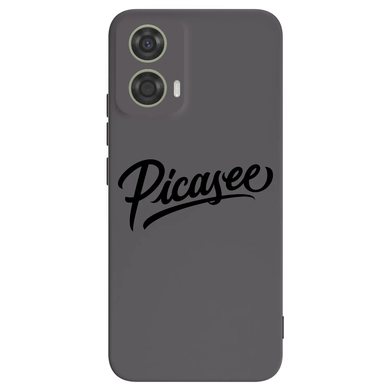Picasee Μαύρη θήκη σιλικόνης για Motorola Moto G24 - Picasee - old logo - black