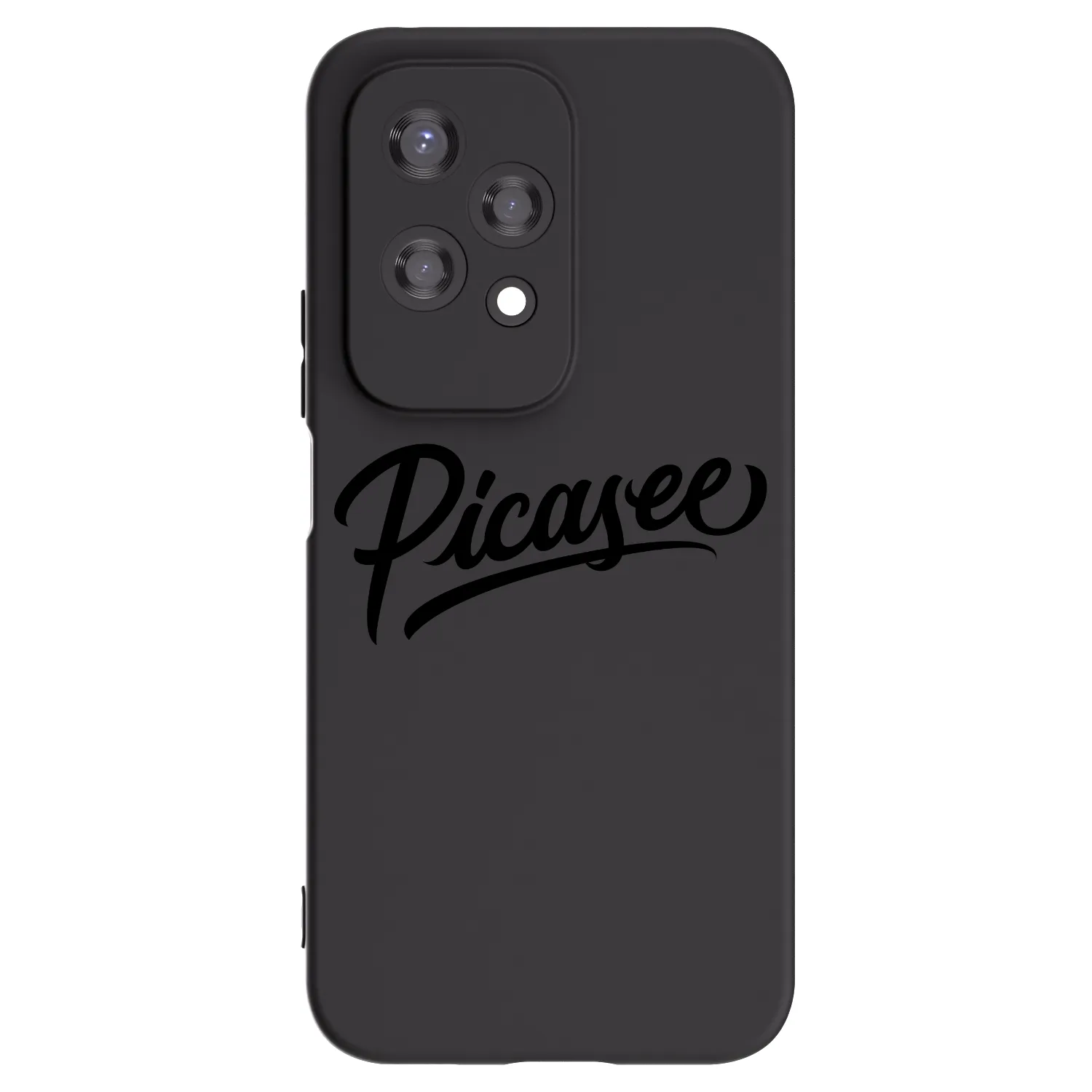 Picasee Μαύρη θήκη σιλικόνης για Honor 200 Lite - Picasee - old logo - black