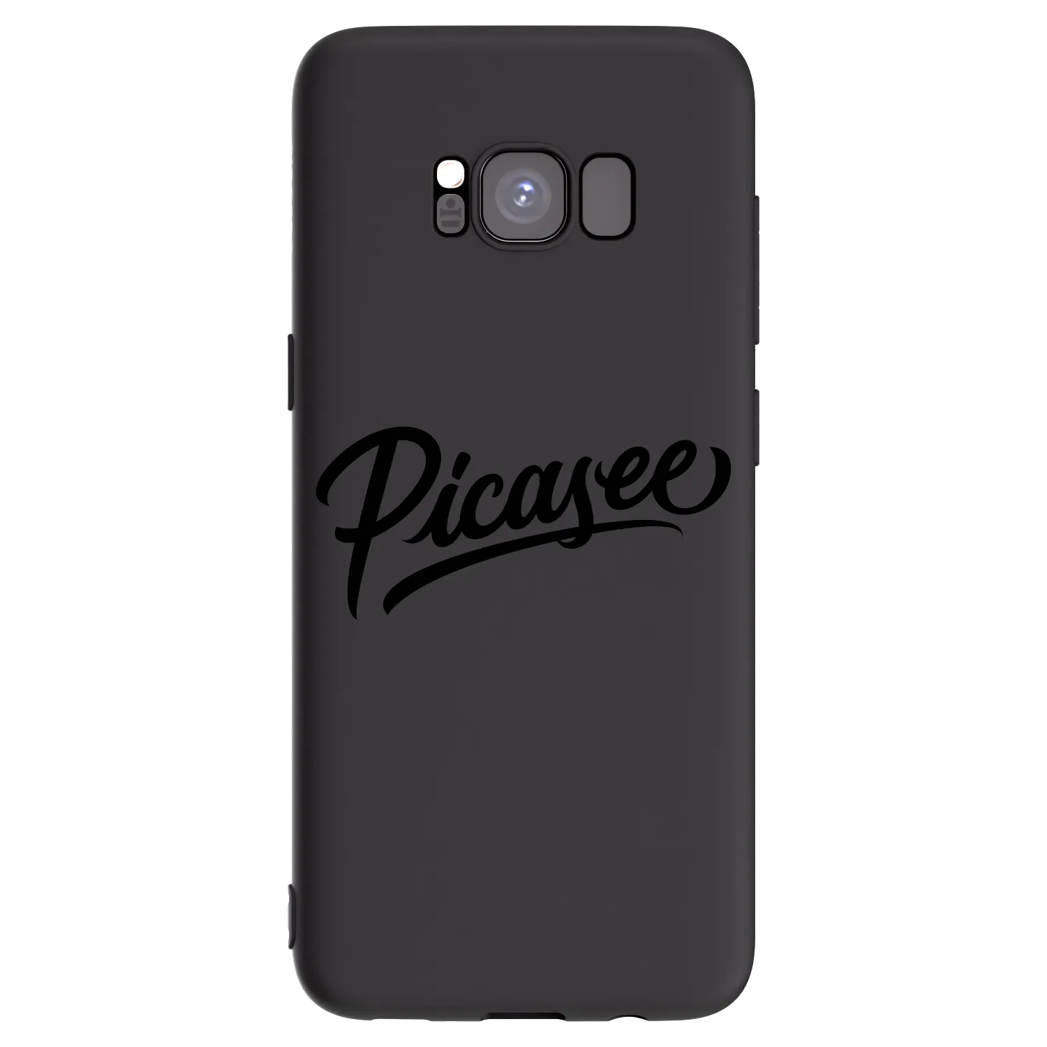 Picasee Μαύρη θήκη σιλικόνης για Samsung Galaxy S8 G950F - Picasee - old logo - black