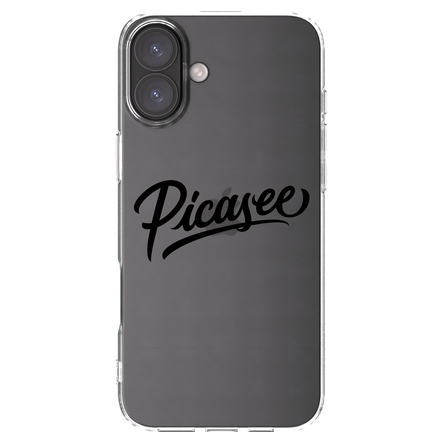 Picasee διαφανής θήκη σιλικόνης Apple iPhone 16 Plus - Picasee - old logo - black