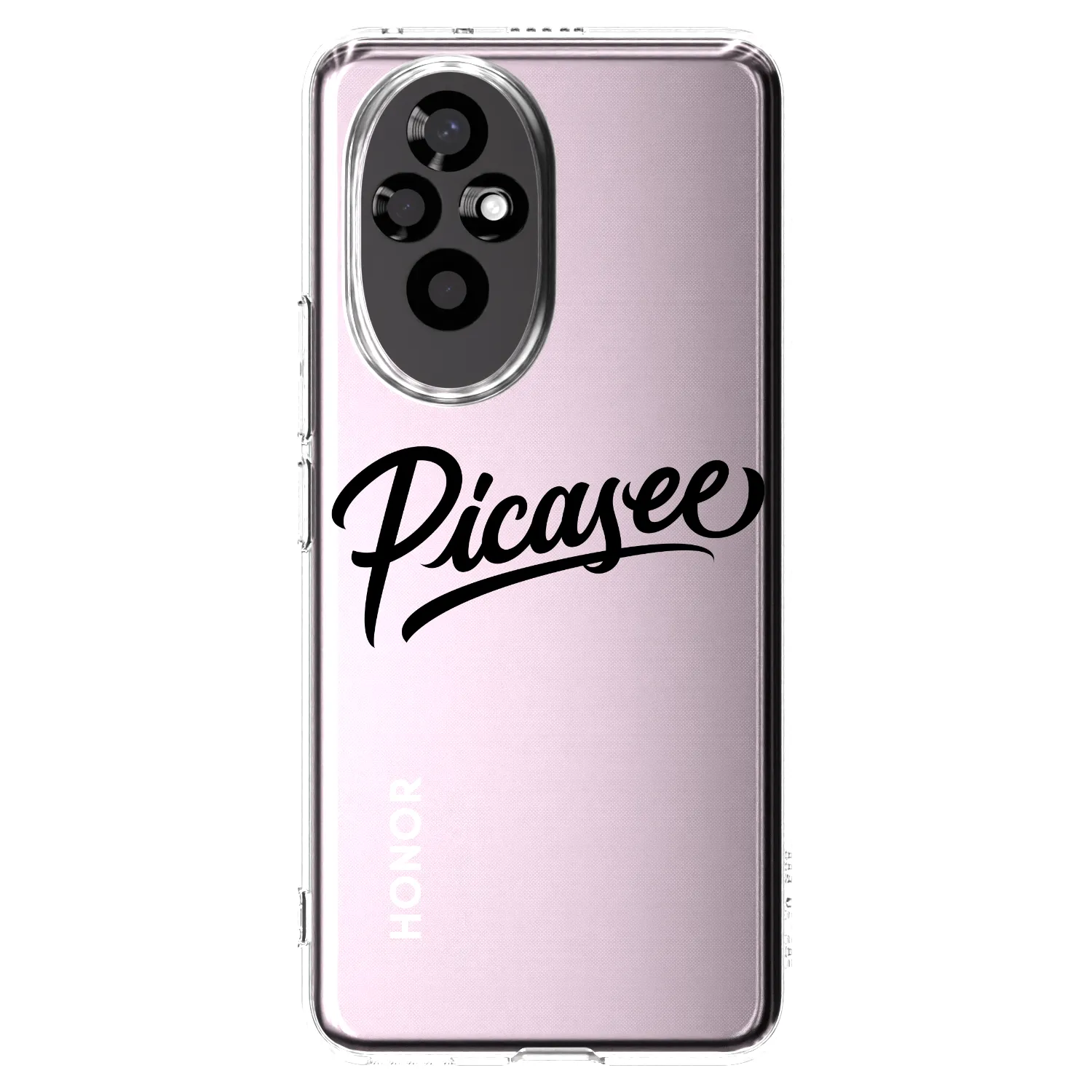 Picasee διαφανής θήκη σιλικόνης Honor 200 5G - Picasee - old logo - black
