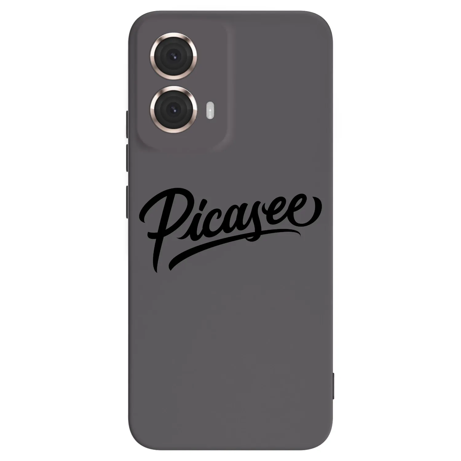 Picasee Μαύρη θήκη σιλικόνης για Motorola Moto G85 - Picasee - old logo - black