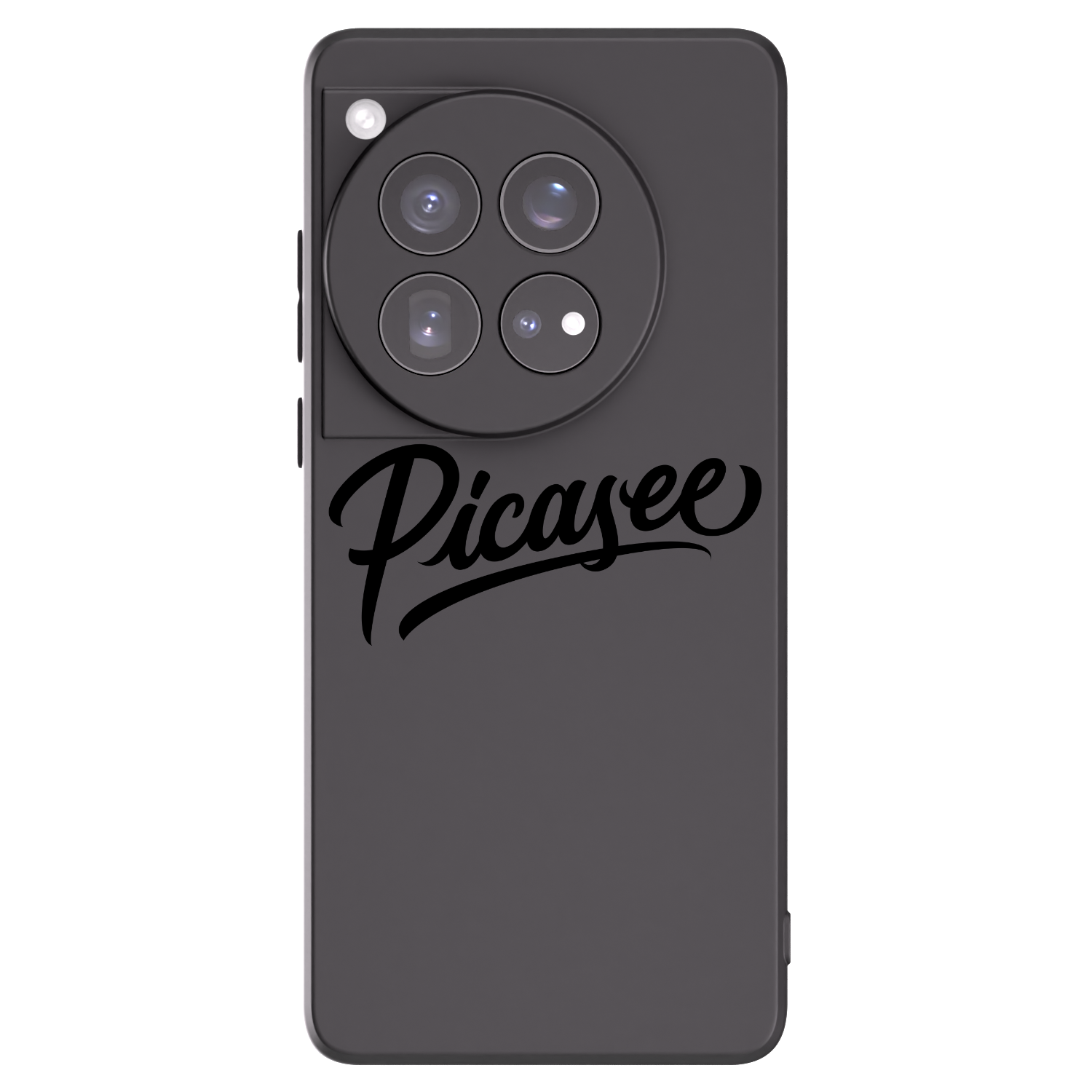 Picasee Μαύρη θήκη σιλικόνης για OnePlus 12 5G - Picasee - old logo - black