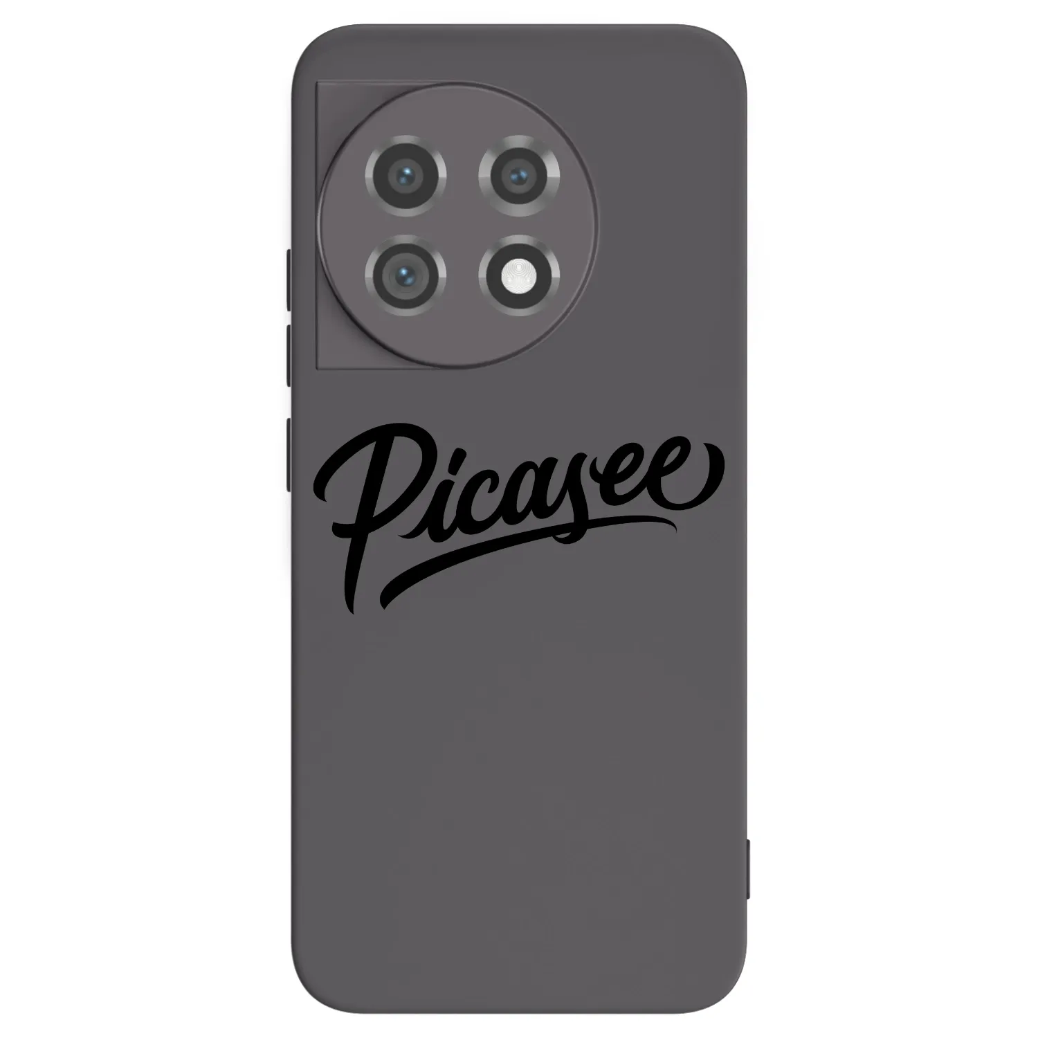 Picasee Μαύρη θήκη σιλικόνης για OnePlus 11 5G - Picasee - old logo - black