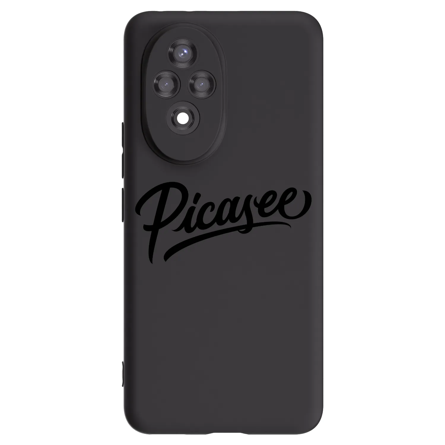 Picasee Μαύρη θήκη σιλικόνης για Honor 200 Pro 5G - Picasee - old logo - black