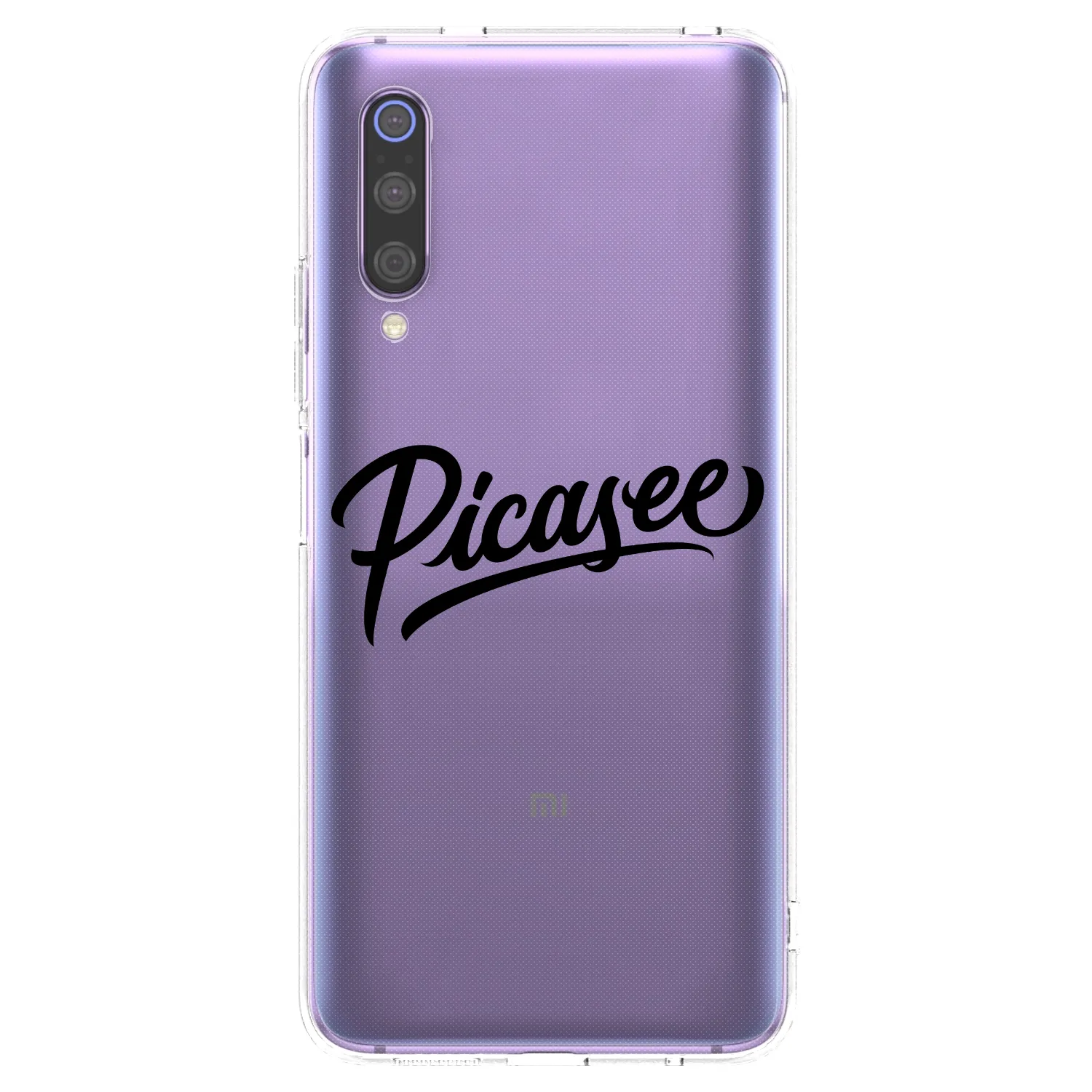 Picasee διαφανής θήκη σιλικόνης Xiaomi Mi 9 - Picasee - old logo - black