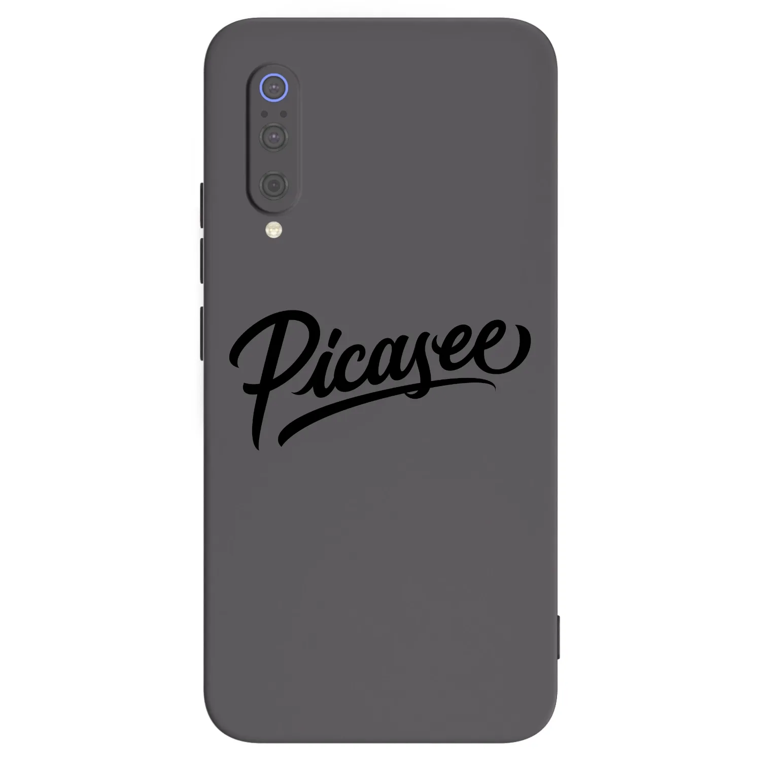 Picasee Μαύρη θήκη σιλικόνης για Xiaomi Mi 9 - Picasee - old logo - black