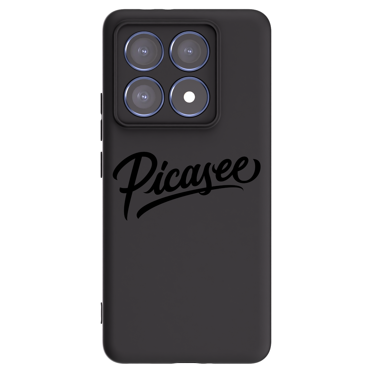 Picasee Μαύρη θήκη σιλικόνης για Xiaomi 14T Pro - Picasee - old logo - black
