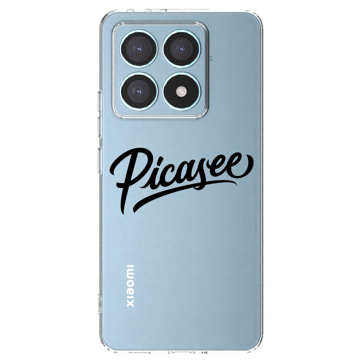 Picasee διαφανής θήκη σιλικόνης Xiaomi 14T Pro - Picasee - old logo - black