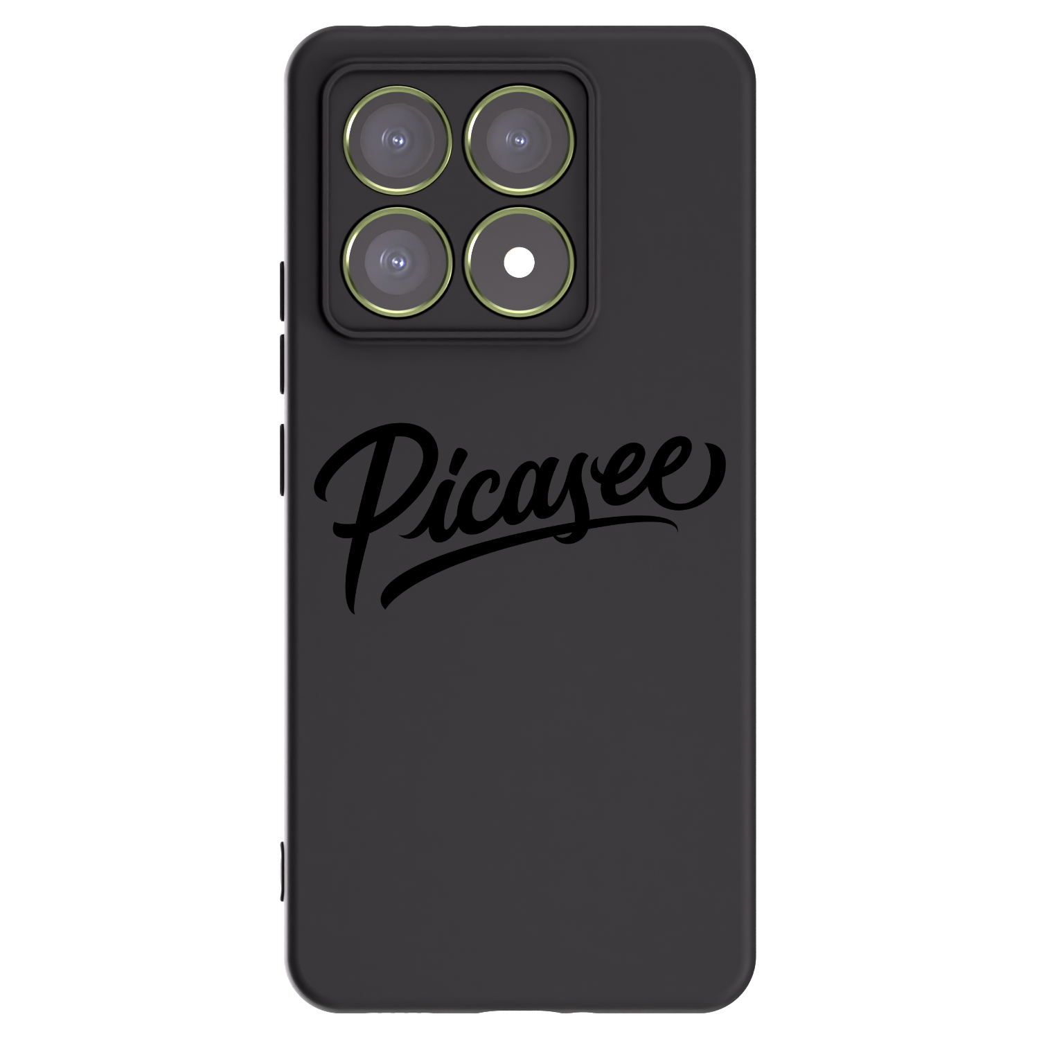 Picasee Μαύρη θήκη σιλικόνης για Xiaomi 14T - Picasee - old logo - black