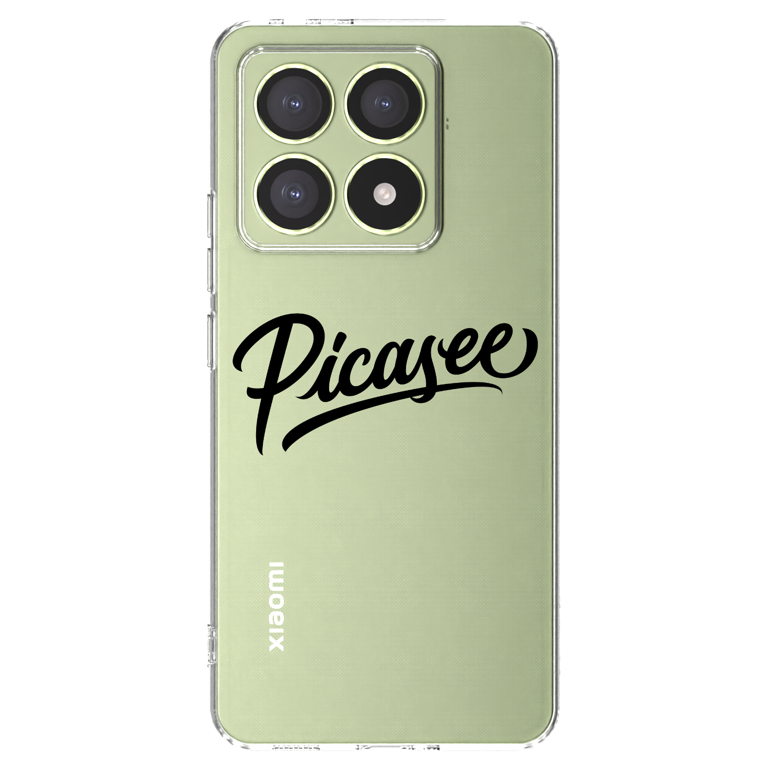 Picasee διαφανής θήκη σιλικόνης Xiaomi 14T - Picasee - old logo - black
