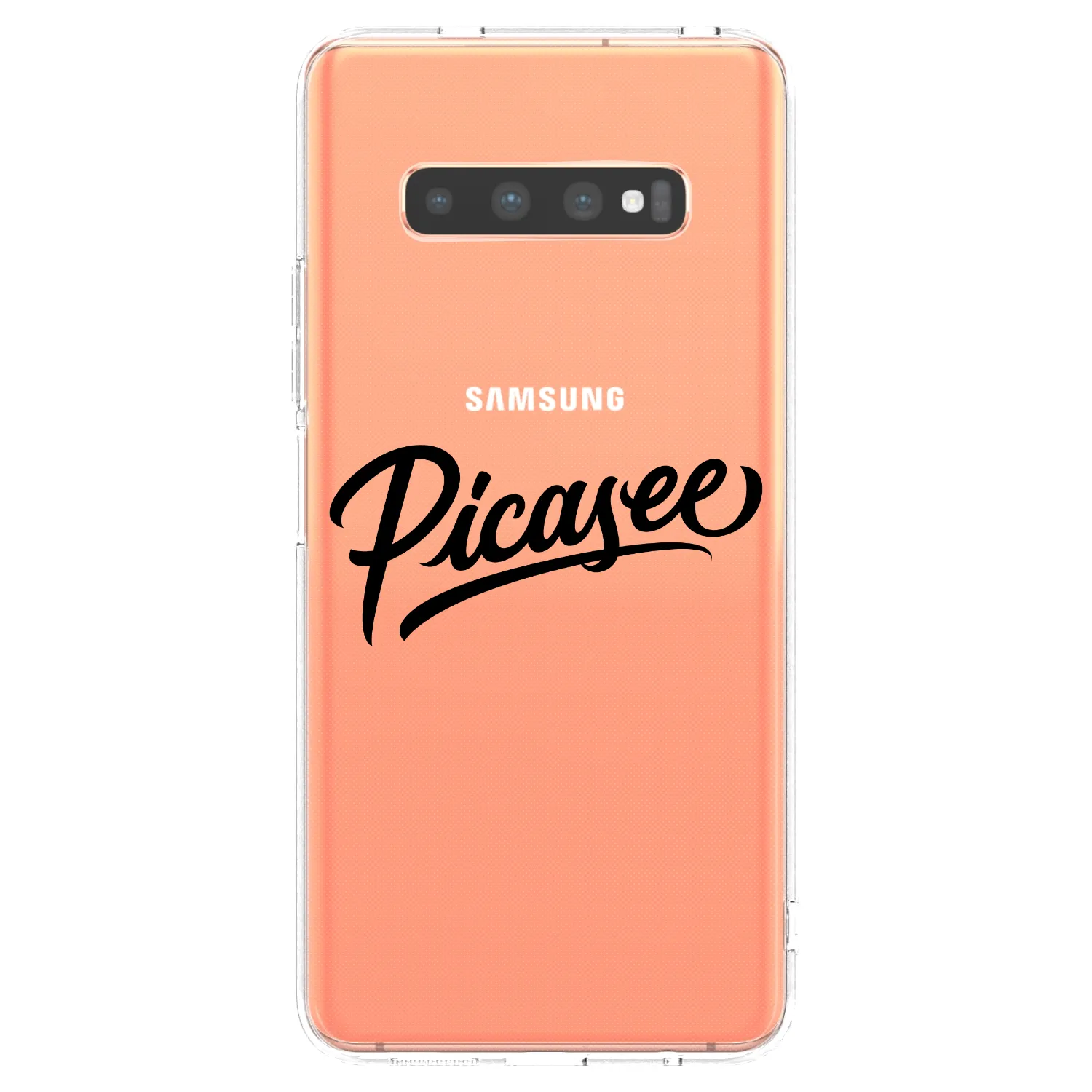 Picasee διαφανής θήκη σιλικόνης Samsung Galaxy S10 Plus G975 - Picasee - old logo - black