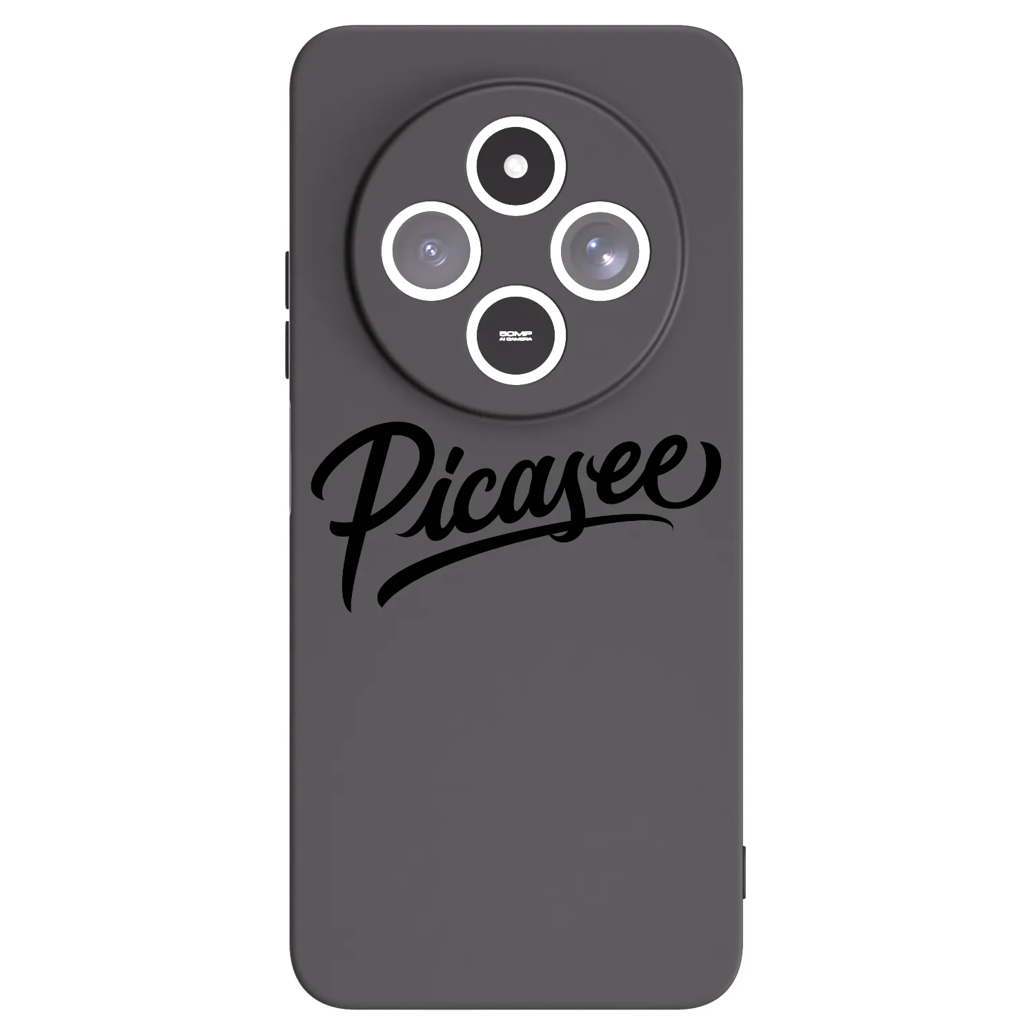 Picasee Μαύρη θήκη σιλικόνης για Xiaomi Redmi 14C - Picasee - old logo - black