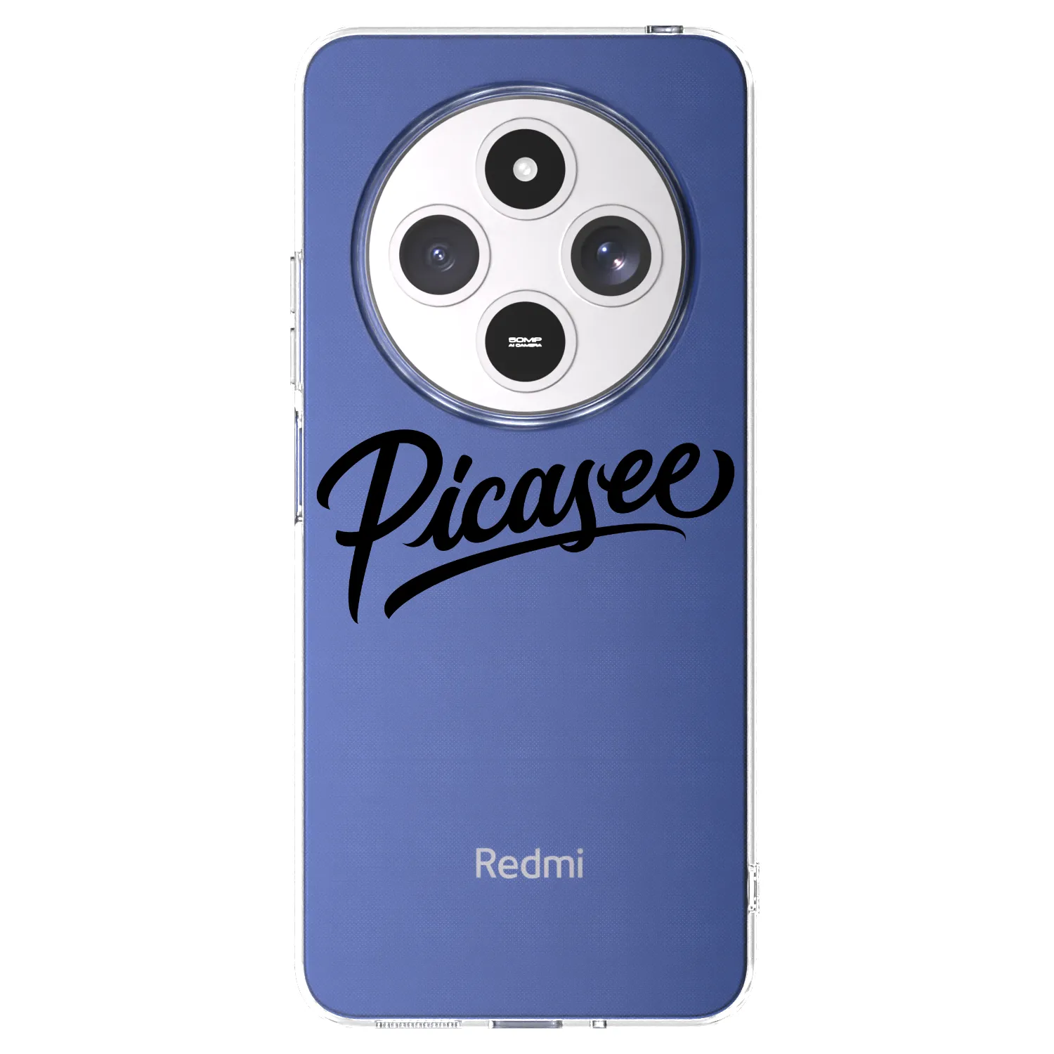 Picasee διαφανής θήκη σιλικόνης Xiaomi Redmi 14C - Picasee - old logo - black