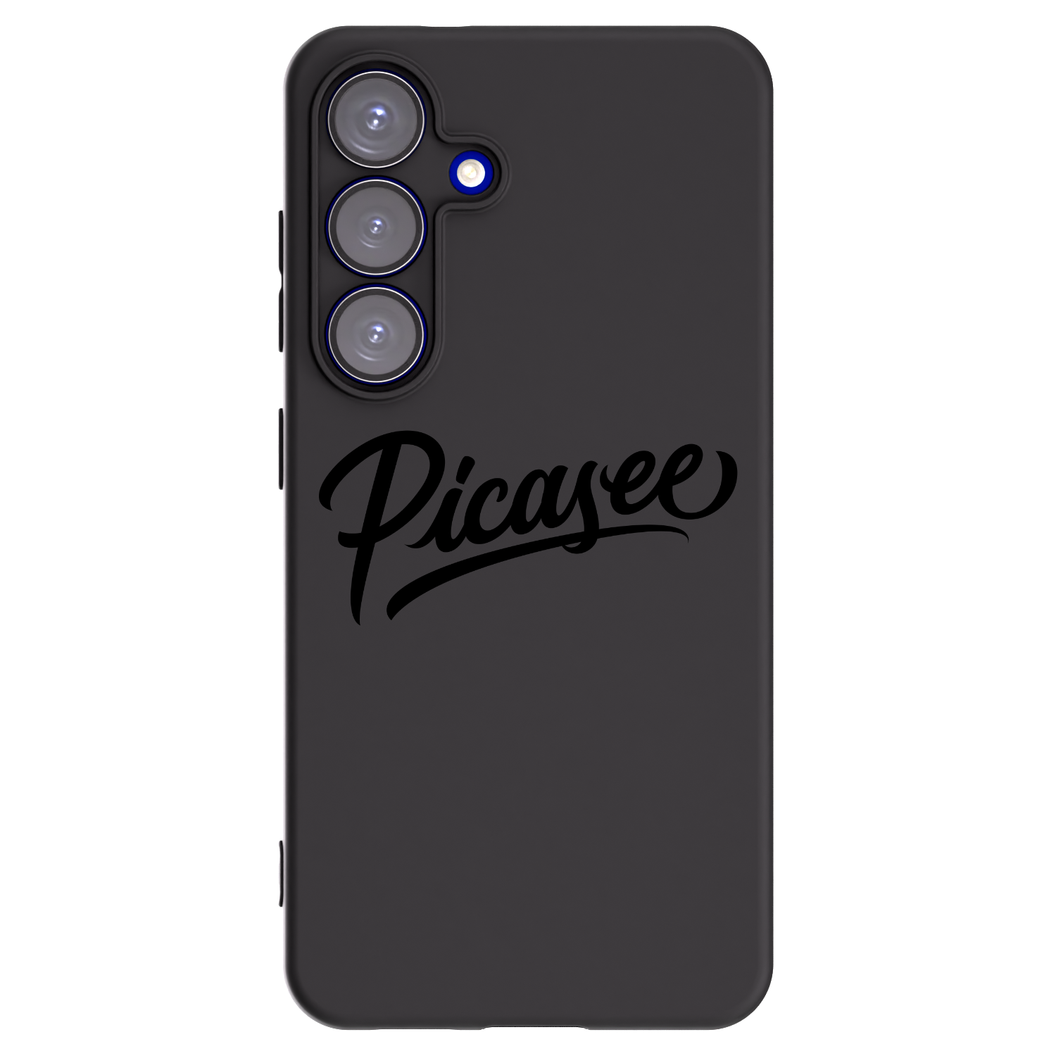 Picasee Μαύρη θήκη σιλικόνης για Samsung Galaxy S25 5G - Picasee - old logo - black