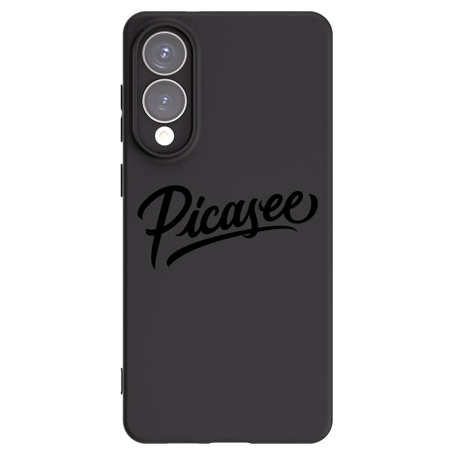 Picasee Μαύρη θήκη σιλικόνης για Samsung Galaxy S25 Edge 5G - Picasee - old logo - black