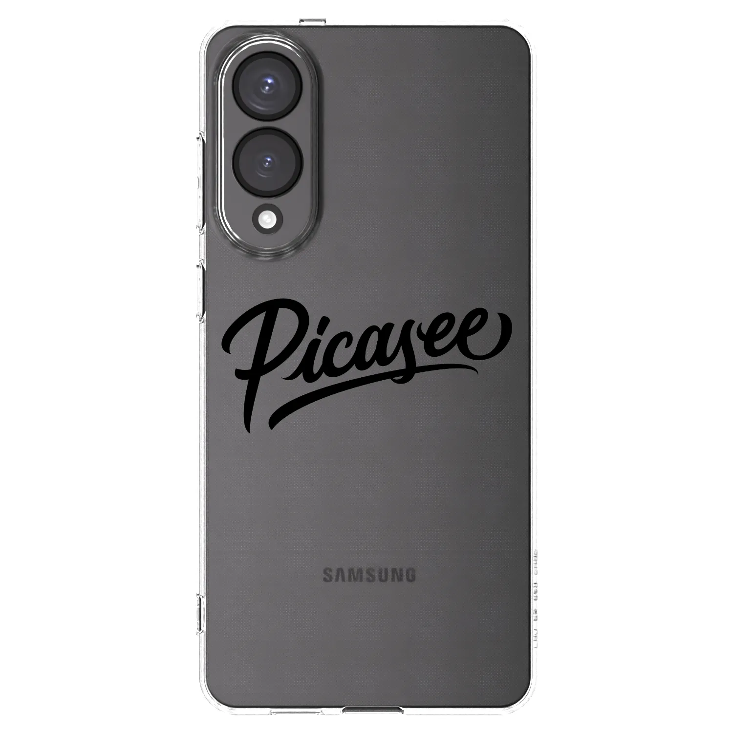 Picasee διαφανής θήκη σιλικόνης Samsung Galaxy S25 Edge 5G - Picasee - old logo - black