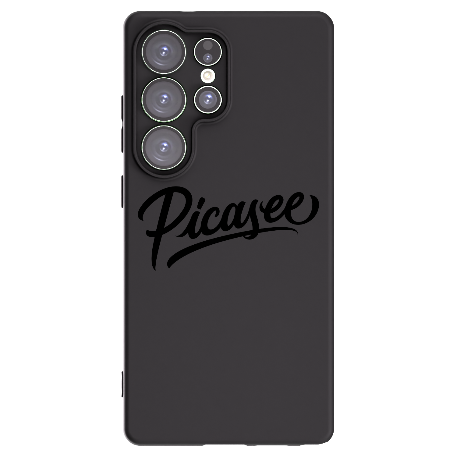 Picasee Μαύρη θήκη σιλικόνης για Samsung Galaxy S25 Ultra 5G - Picasee - old logo - black