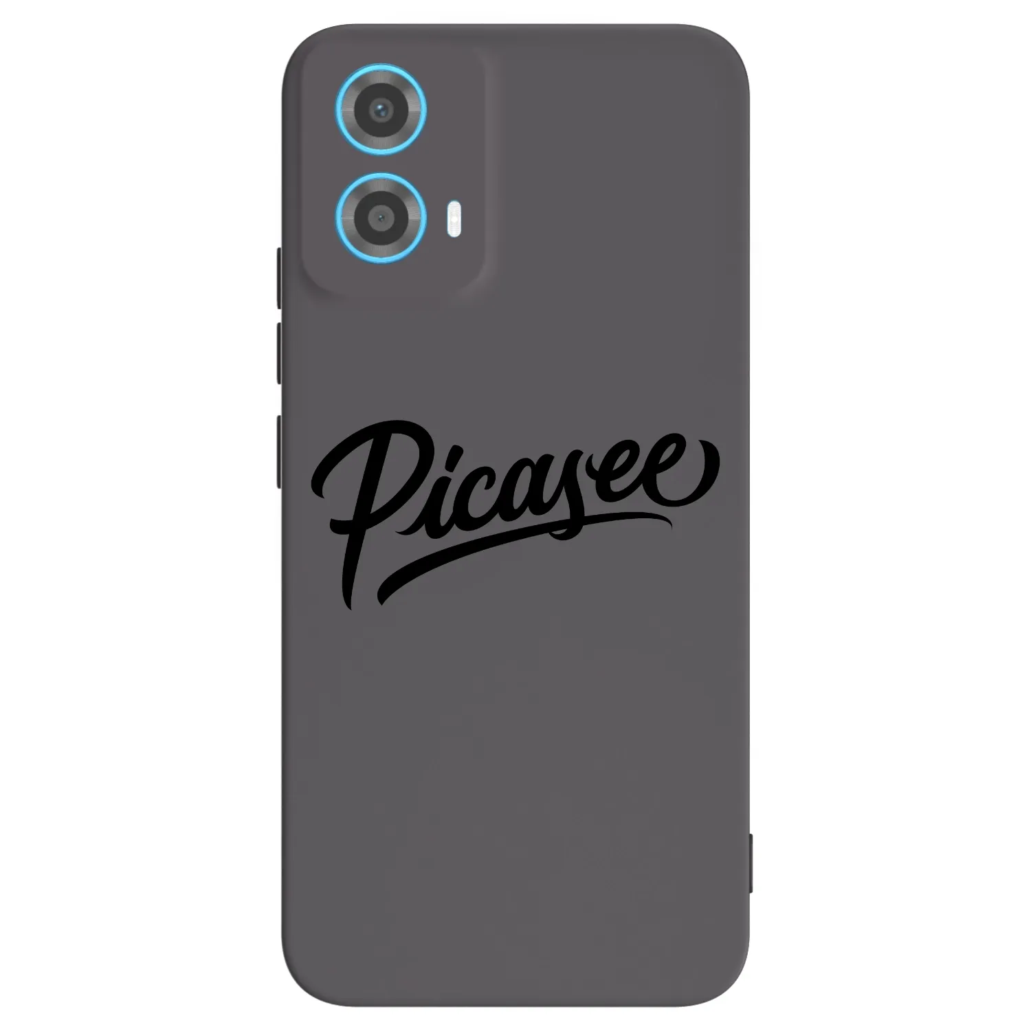 Picasee Μαύρη θήκη σιλικόνης για Motorola Moto G34 5G - Picasee - old logo - black