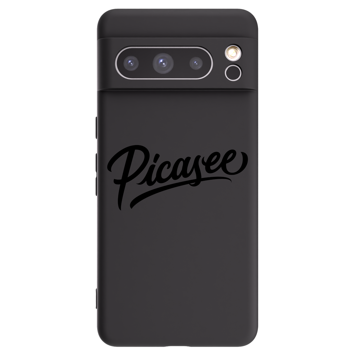 Picasee Μαύρη θήκη σιλικόνης για Google Pixel 8 Pro - Picasee - old logo - black