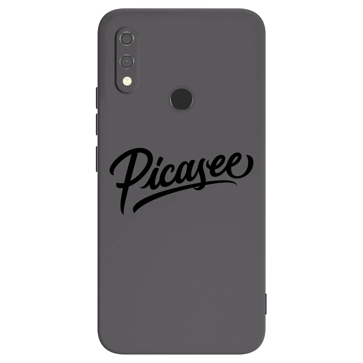 Picasee Μαύρη θήκη σιλικόνης για Xiaomi Redmi Note 7 - Picasee - old logo - black