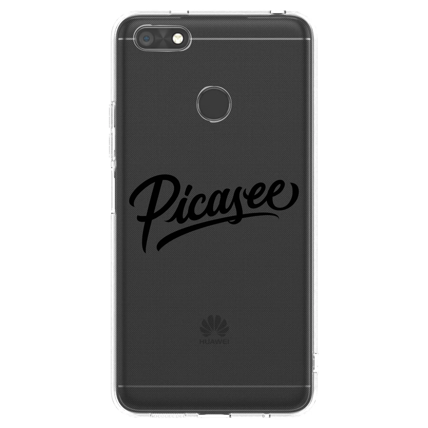 Picasee διαφανής θήκη σιλικόνης Huawei P9 Lite Mini - Picasee - old logo - black