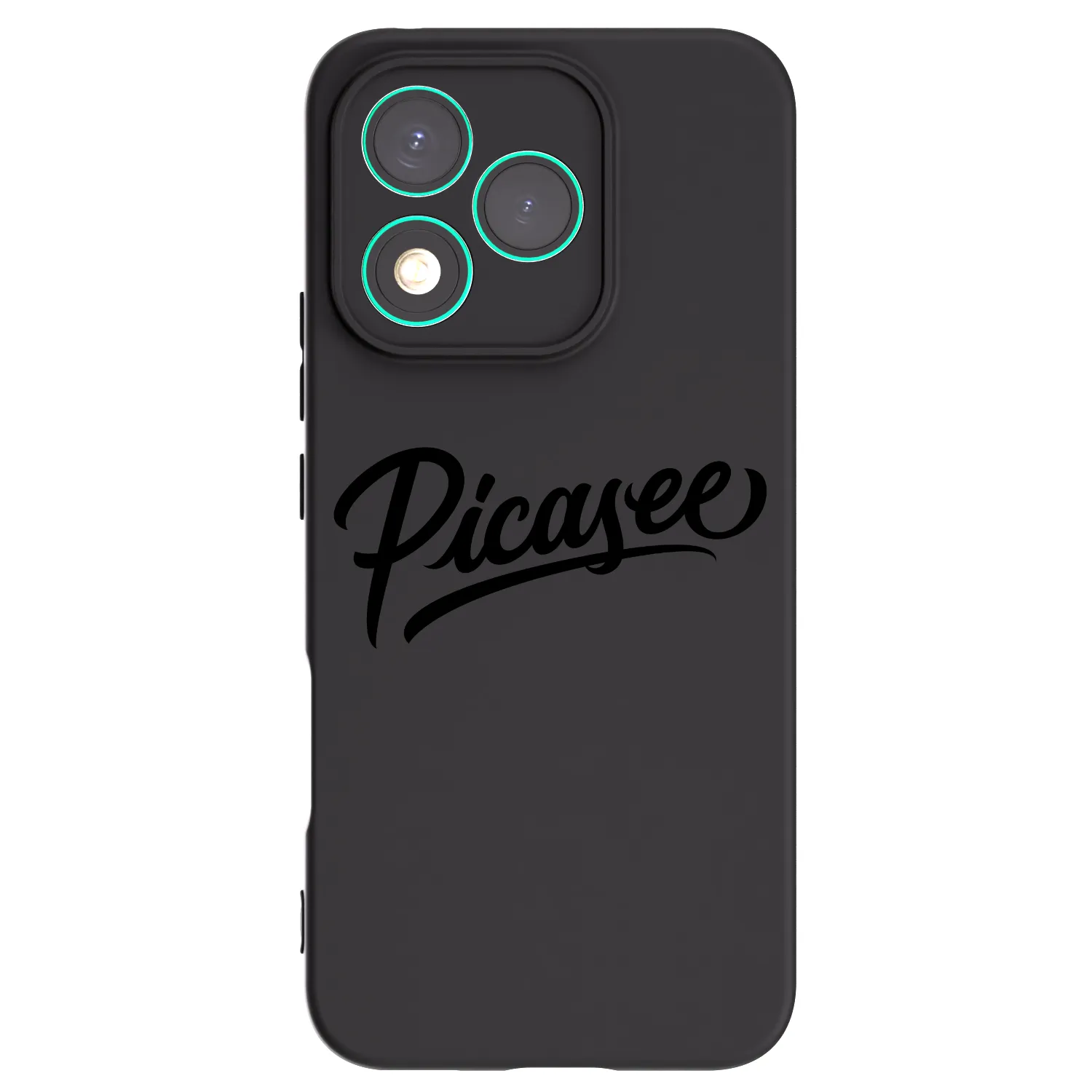 Picasee Μαύρη θήκη σιλικόνης για Honor 400 Lite 5G - Picasee - old logo - black
