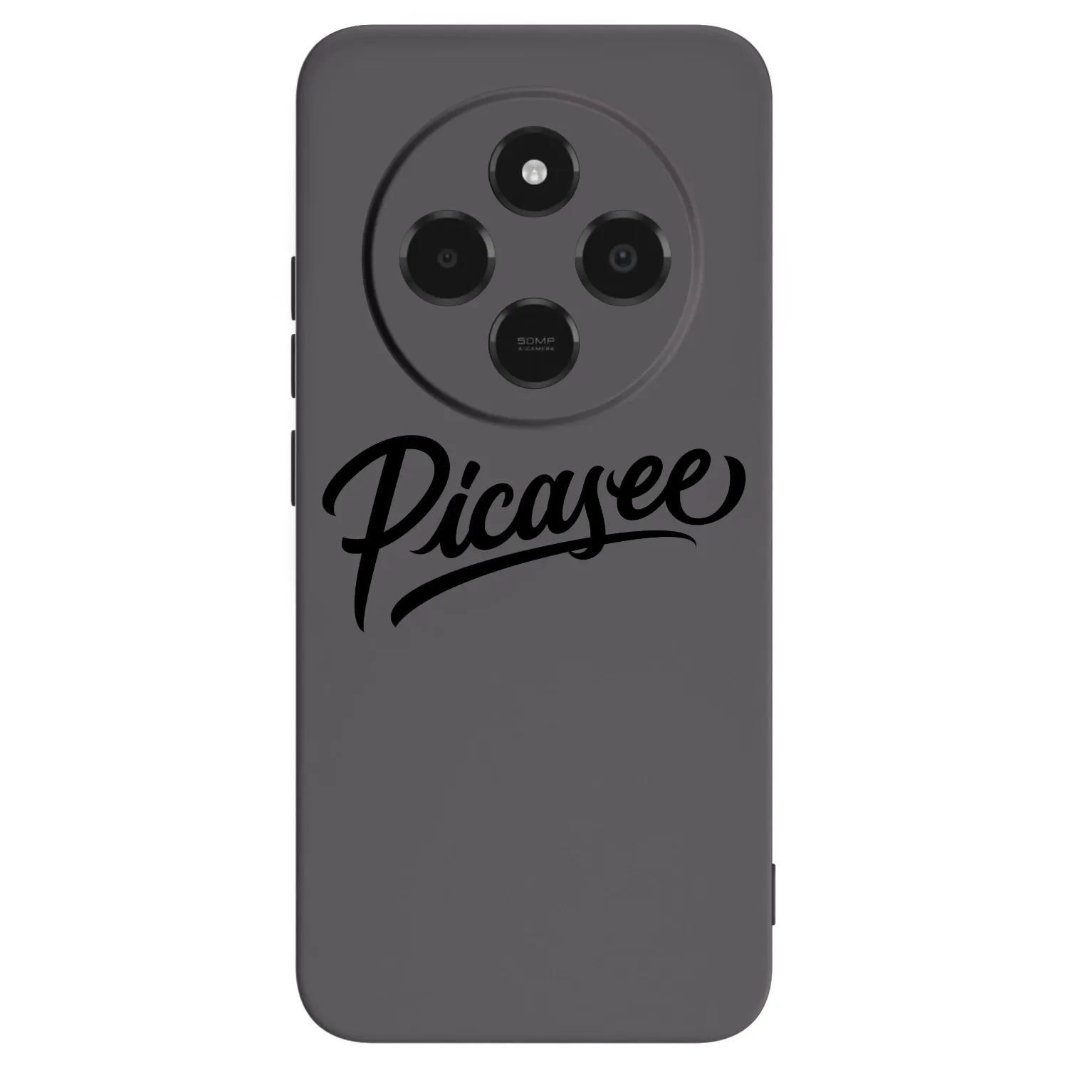 Picasee Μαύρη θήκη σιλικόνης για Xiaomi Poco C75 - Picasee - old logo - black